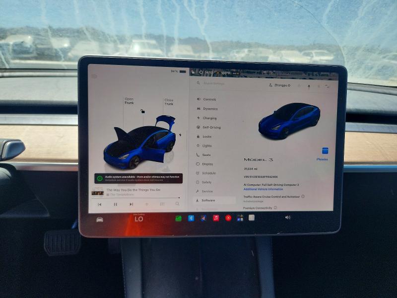 2023 Tesla Model 3 მანქანა იყიდება აუქციონზე, vin: 5YJ3E1EA8PF642466, აუქციონის ნომერი: 63686906