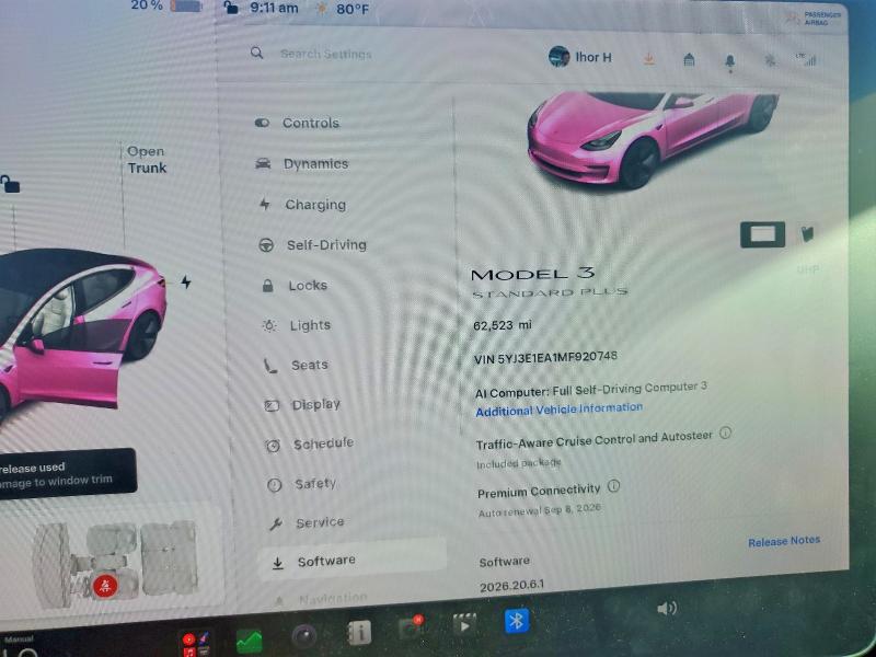 Продаж на аукціоні авто 2021 Tesla Model 3, vin: 5YJ3E1EA1MF920748, номер лоту: 65728656