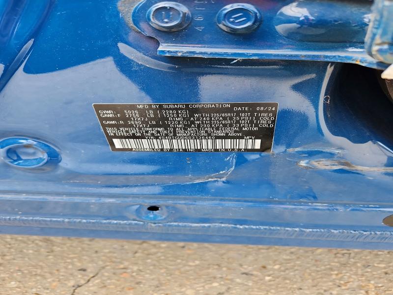 66140466 :رقم المزاد ، 4S4BTGUD6S3136460 vin ، 2025 Subaru Outback مزاد بيع