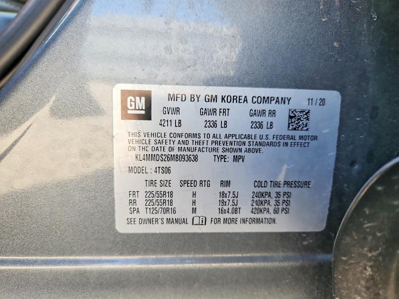 Продаж на аукціоні авто 2021 Buick Encore Gx, vin: KL4MMDS26MB093638, номер лоту: 66015306