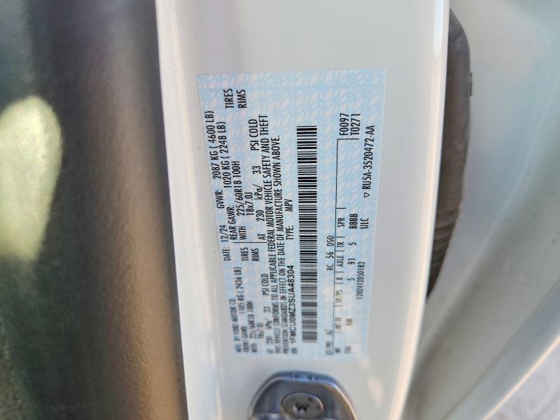 Aukcja sprzedaży 2025 Ford Escape, vin: 1FMCU0MZ3SUA48304, numer aukcji: 64530836