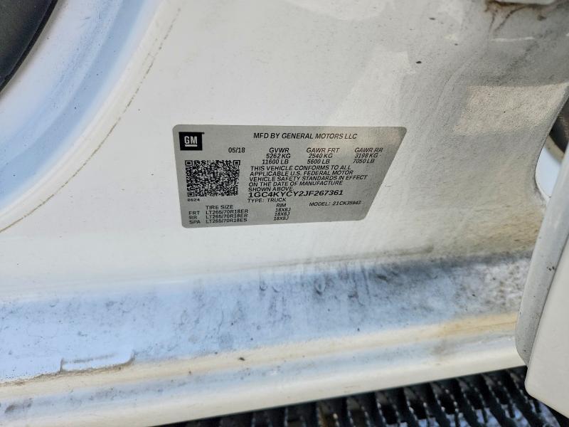 Продажа на аукционе авто 2018 Chevrolet Silverado, vin: 1GC4KYCY2JF267361, номер лота: 65759786