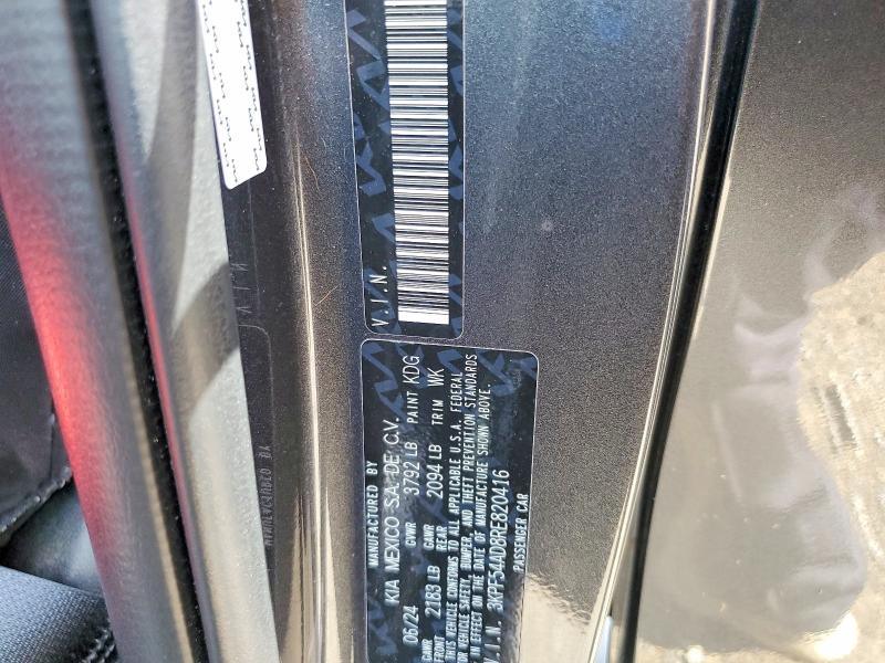 Aukcja sprzedaży 2024 Kia Forte, vin: 3KPF54AD8RE820416, numer aukcji: 64753156
