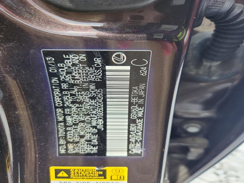 Продаж на аукціоні авто 2013 Lexus Es, vin: JTHBK1GG5D2042605, номер лоту: 63742196
