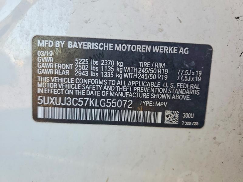 Продажа на аукционе авто 2019 Bmw X4, vin: 5UXUJ3C57KLG55072, номер лота: 65444486