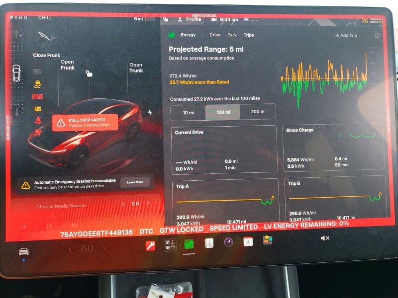 Aukcja sprzedaży 2026 Tesla Model Y, vin: 7SAYGDEE6TF449136, numer aukcji: 63248776