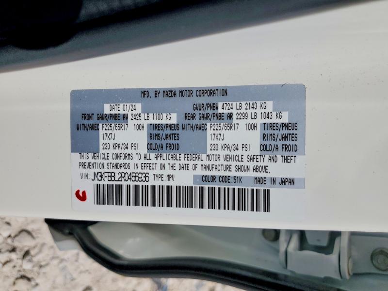 Aukcja sprzedaży 2024 Mazda Cx-5, vin: JM3KFBBL2R0456936, numer aukcji: 63895816