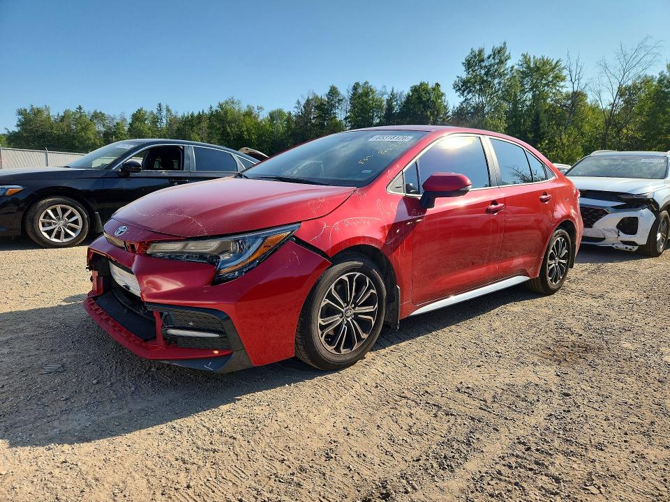 65318126 :رقم المزاد ، 5YFB4MBE4MP084736 vin ، 2021 Toyota Corolla مزاد بيع
