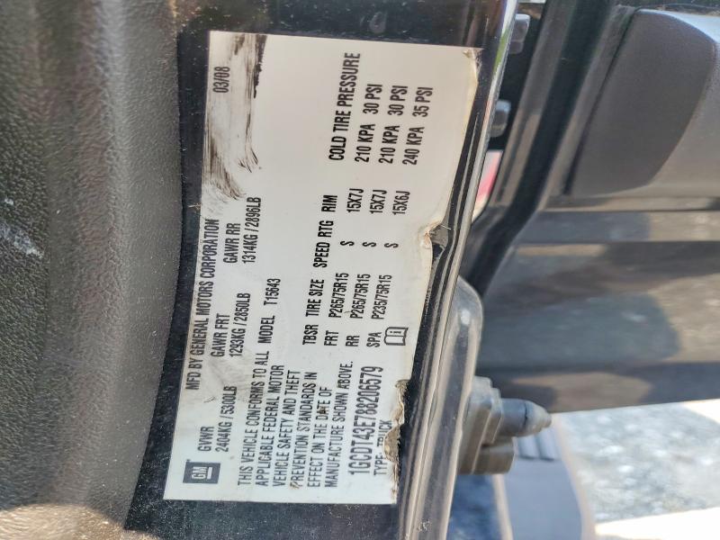 2008 Chevrolet Colorado მანქანა იყიდება აუქციონზე, vin: 1GCDT43E788206579, აუქციონის ნომერი: 64813116