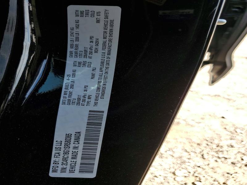 67123526 :رقم المزاد ، 2C4RC1BG1SR580365 vin ، 2025 Chrysler Pacifica مزاد بيع
