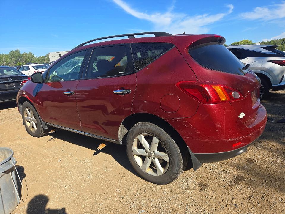 Auction sale of the 2009 Nissan Murano, vin: JN8AZ18W59W154436, lot number: 65517416