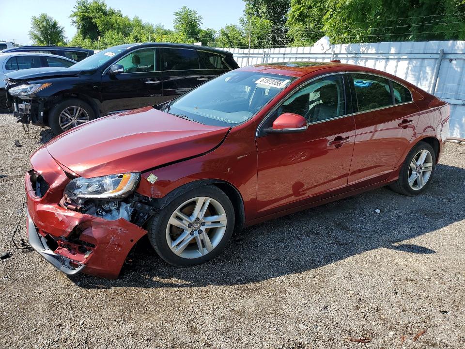 2015 Volvo S60 მანქანა იყიდება აუქციონზე, vin: YV140MFL6F2363002, აუქციონის ნომერი: 61979356