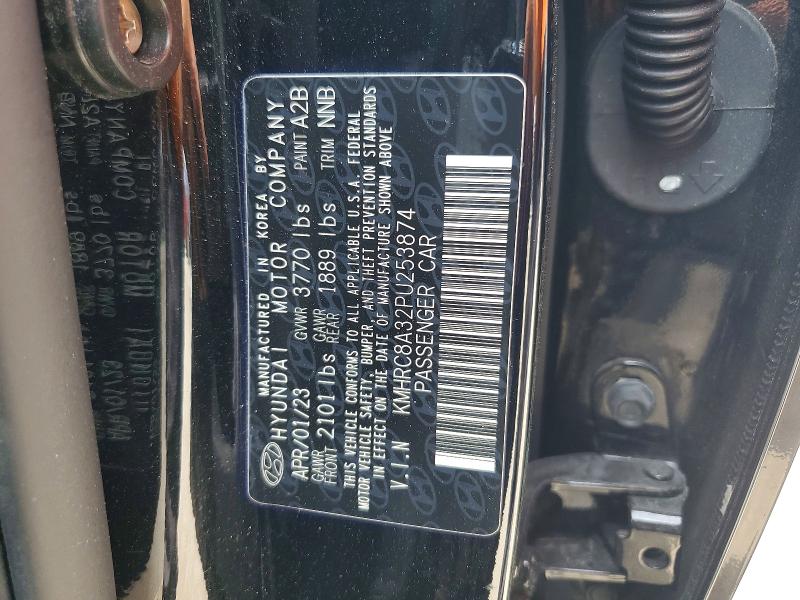 65543106 :رقم المزاد ، KMHRC8A32PU253874 vin ، 2023 Hyundai Venue مزاد بيع