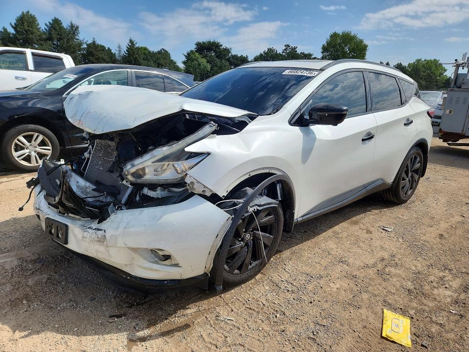 Aukcja sprzedaży 2018 Nissan Murano, vin: 5N1AZ2MH8JN150637, numer aukcji: 66824736