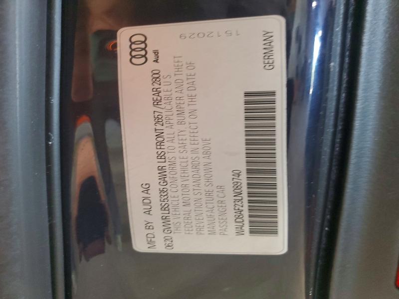Aukcja sprzedaży 2020 Audi A6, vin: WAUD8AF23LN089740, numer aukcji: 66241096