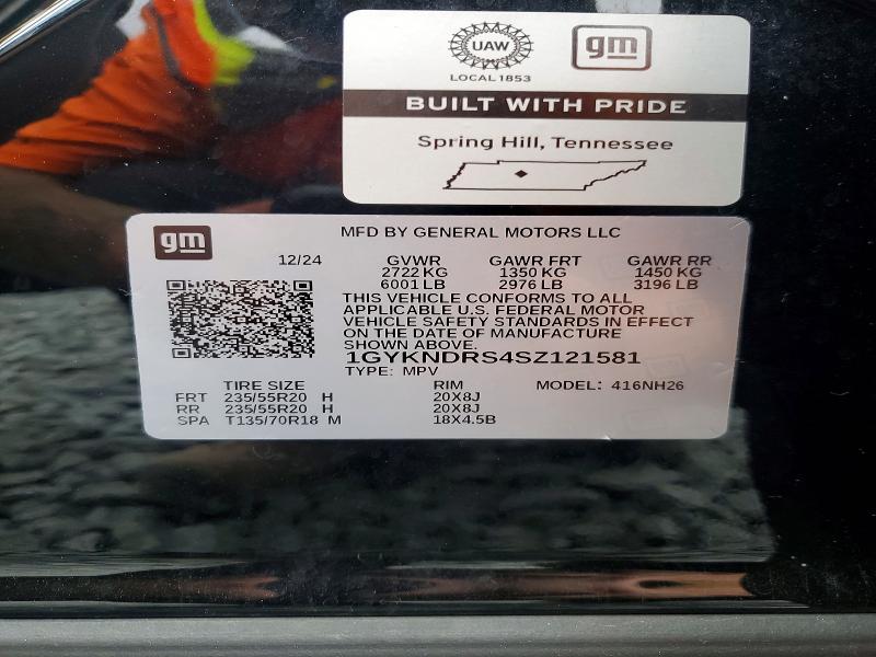 Продаж на аукціоні авто 2025 Cadillac Xt5, vin: 1GYKNDRS4SZ121581, номер лоту: 64491326