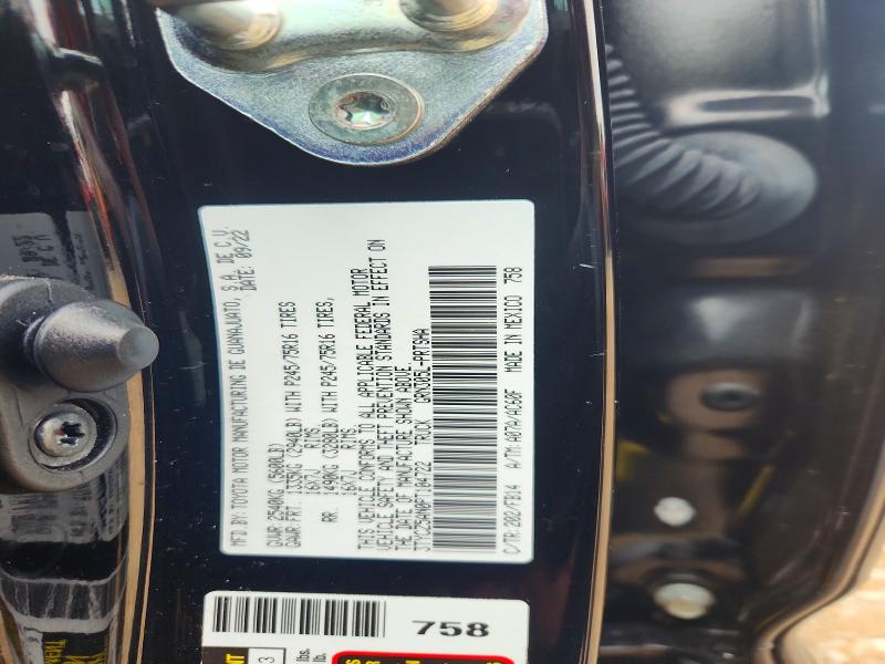 Продаж на аукціоні авто 2023 Toyota Tacoma, vin: 3TYCZ5AN0PT104722, номер лоту: 63392976