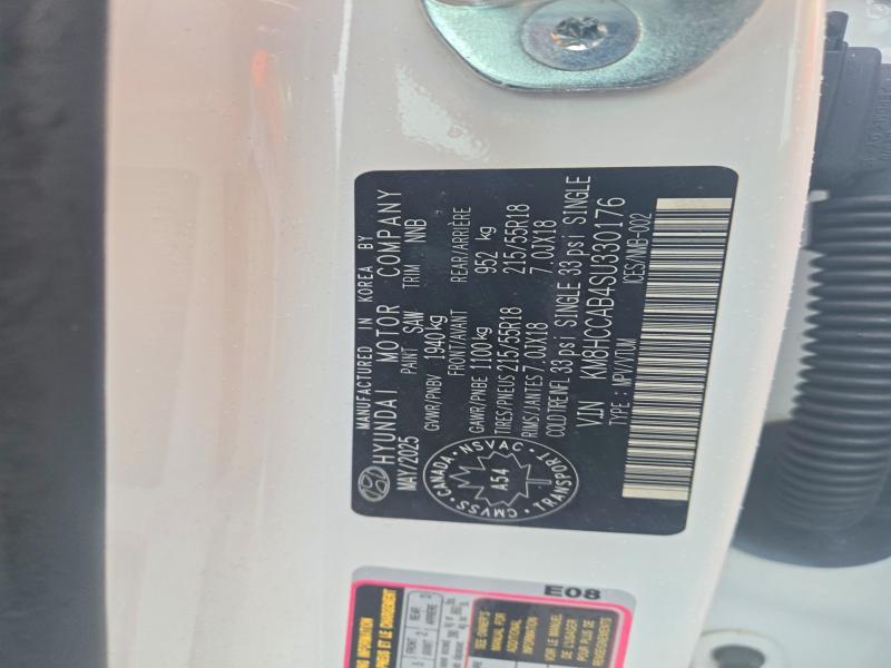 Aukcja sprzedaży 2025 Hyundai Kona, vin: KM8HCCAB4SU330176, numer aukcji: 67026436