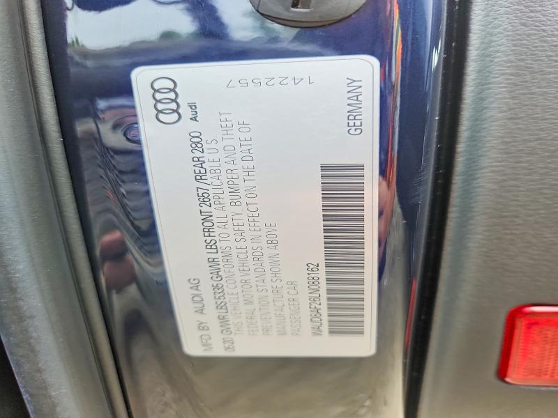 Aukcja sprzedaży 2020 Audi A6, vin: WAUD8AF26LN088162, numer aukcji: 63742616