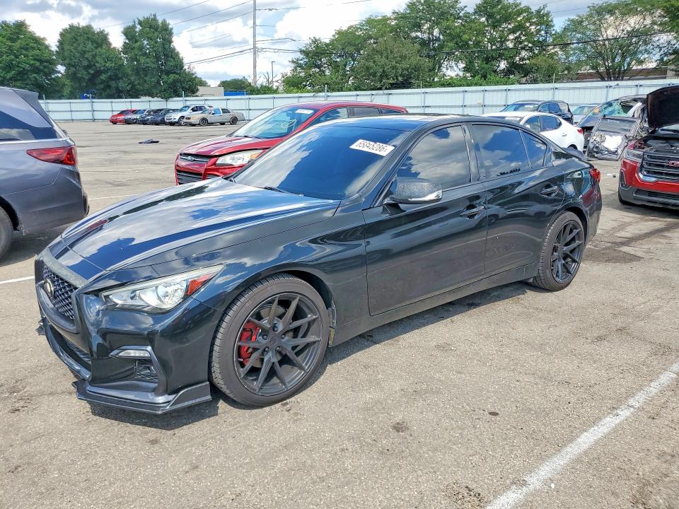 2018 Infiniti Q50 მანქანა იყიდება აუქციონზე, vin: JN1EV7AR1JM440724, აუქციონის ნომერი: 65045286