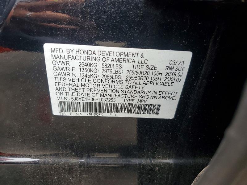 Продаж на аукціоні авто 2023 Acura Mdx, vin: 5J8YE1H06PL037255, номер лоту: 66577826
