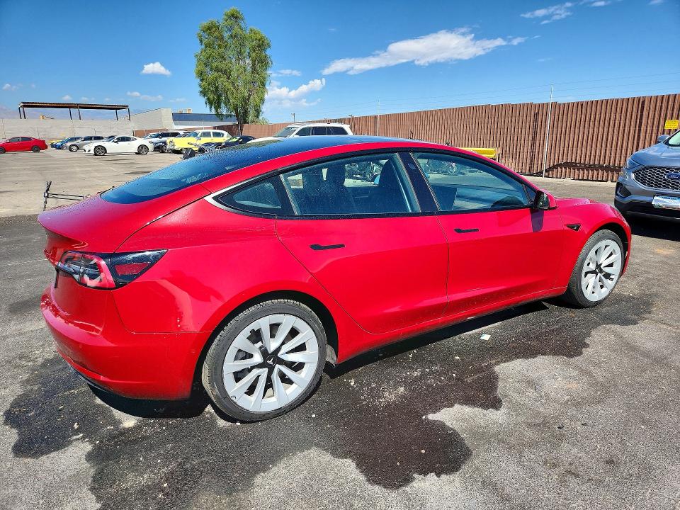 65315626 :رقم المزاد ، 5YJ3E1EA5NF286538 vin ، 2022 Tesla Model 3 مزاد بيع