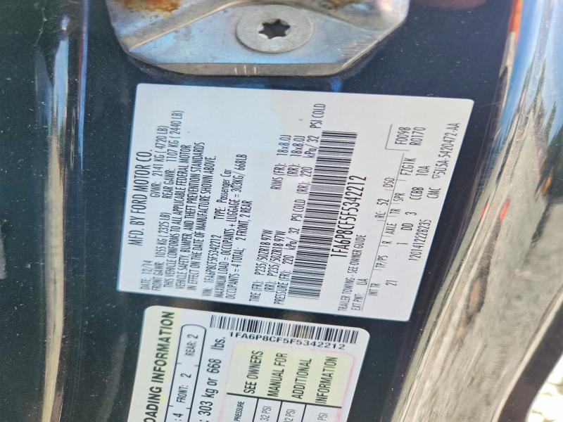 Продажа на аукционе авто 2015 Ford Mustang, vin: 1FA6P8CF5F5342212, номер лота: 64427876