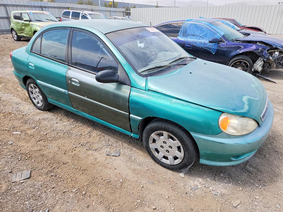 61589286 :رقم المزاد ، KNADC123626179843 vin ، 2002 Kia Rio مزاد بيع