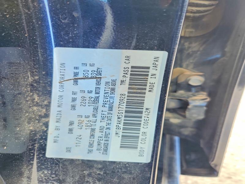 Aukcja sprzedaży 2025 Mazda 3, vin: JM1BPAKM5S1770928, numer aukcji: 65038046