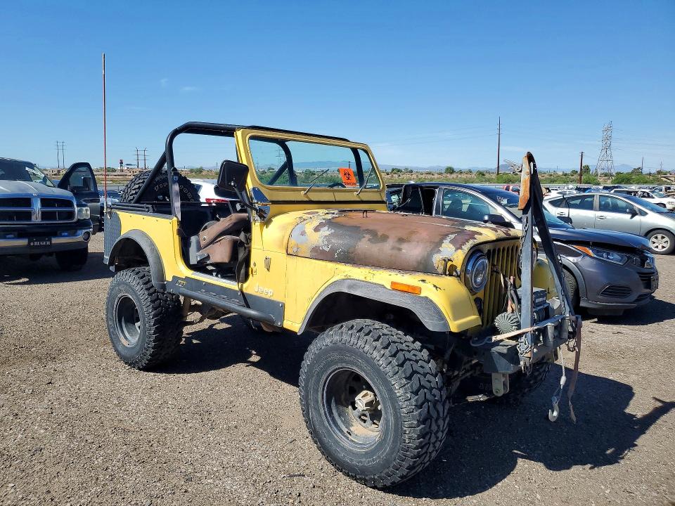 65295446 :رقم المزاد ، J0M93AB035650 vin ، 1980 Jeep Cj7 مزاد بيع
