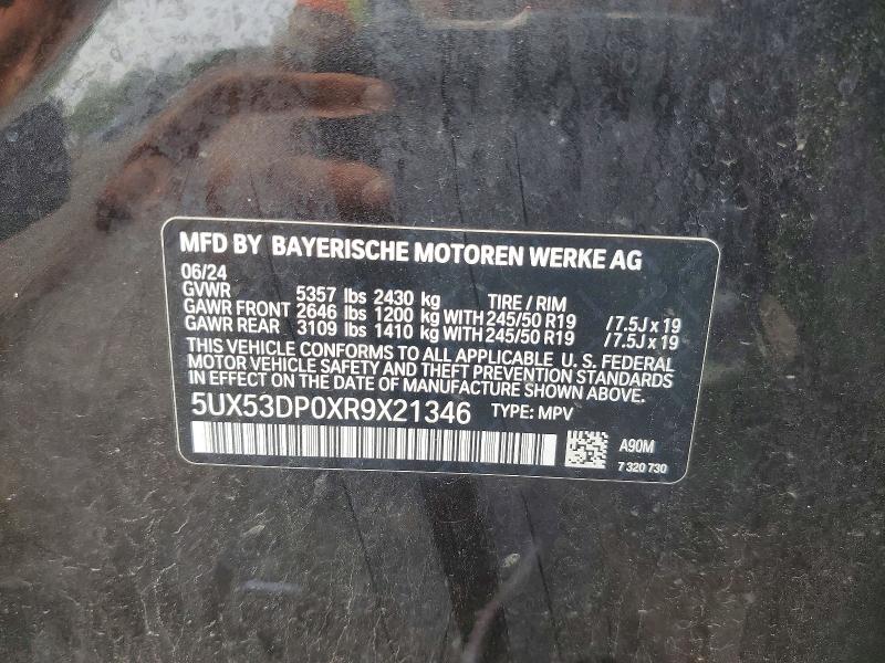 Продаж на аукціоні авто 2024 Bmw X3, vin: 5UX53DP0XR9X21346, номер лоту: 64720706