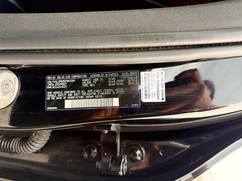 Продажа на аукционе авто 2024 Volvo Xc60, vin: YV4L12RM5R1801281, номер лота: 67400746