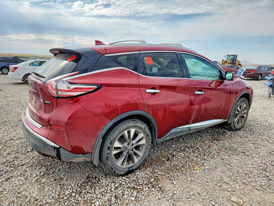 Продажа на аукционе авто 2017 Nissan Murano, vin: 5N1AZ2MH0HN107341, номер лота: 64609256