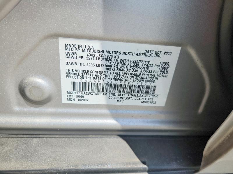 Aukcja sprzedaży 2015 Mitsubishi Outlander Sport, vin: 4A4AP3AU5FE057673, numer aukcji: 66617966