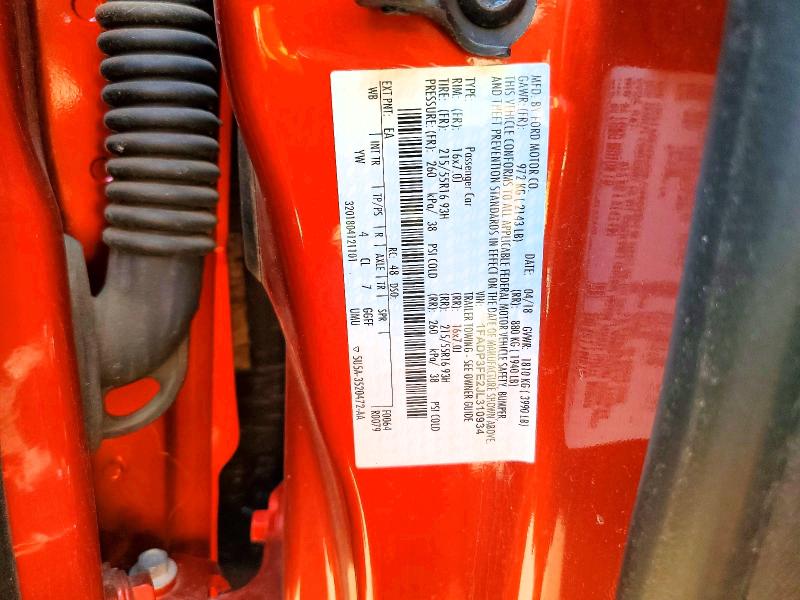 Продажа на аукционе авто 2018 Ford Focus, vin: 1FADP3FE2JL310934, номер лота: 63668966