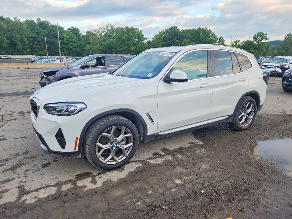 2022 Bmw X3 მანქანა იყიდება აუქციონზე, vin: 5UX53DP06N9M13648, აუქციონის ნომერი: 65505326
