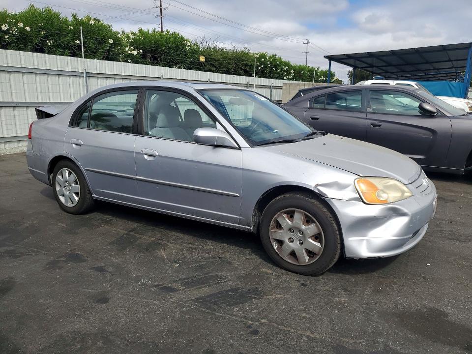 2001 Honda Civic მანქანა იყიდება აუქციონზე, vin: 1HGES25781L027529, აუქციონის ნომერი: 65347216