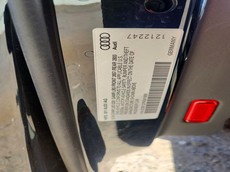 2024 Audi A6 მანქანა იყიდება აუქციონზე, vin: WAUK3BF22RN041666, აუქციონის ნომერი: 65171106