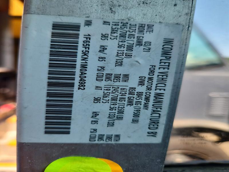 Aukcja sprzedaży 2021 Ford F59, vin: 1F65F5KN1M0A04982, numer aukcji: 64129786