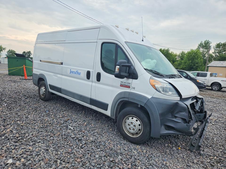 63913116 :رقم المزاد ، 3C6TRVDG7JE146841 vin ، 2018 Ram Promaster 2500 مزاد بيع