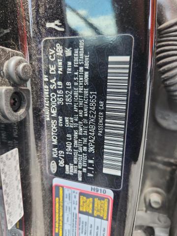 2019 Kia Rio მანქანა იყიდება აუქციონზე, vin: 3KPA24AB7KE248651, აუქციონის ნომერი: 65907636