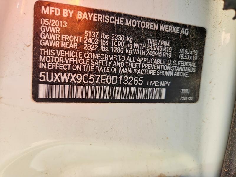 Aukcja sprzedaży 2014 Bmw X3, vin: 5UXWX9C57E0D13265, numer aukcji: 63539146