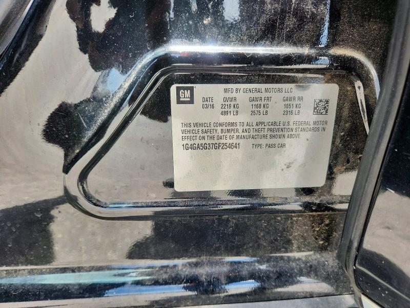64326536 :رقم المزاد ، 1G4GA5G37GF254641 vin ، 2016 Buick Lacrosse مزاد بيع