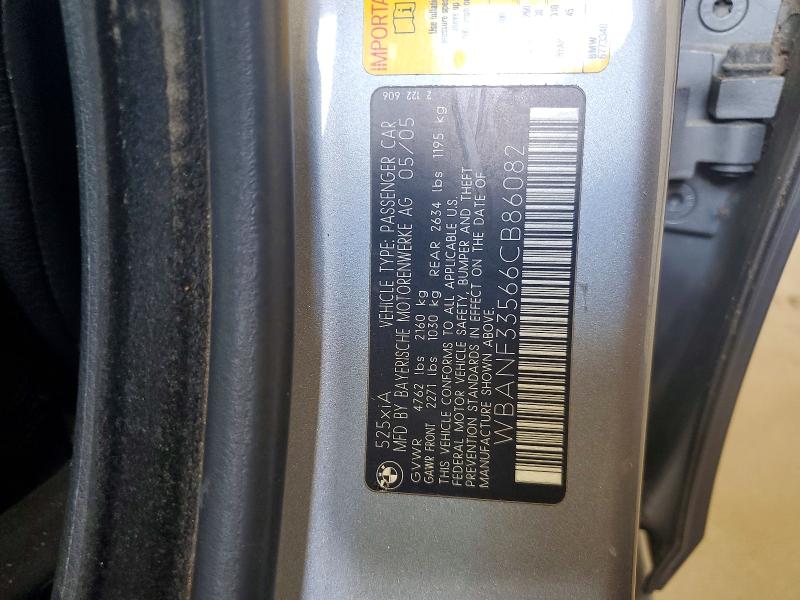 Aukcja sprzedaży 2006 Bmw 525, vin: WBANF33566CB86082, numer aukcji: 65336796