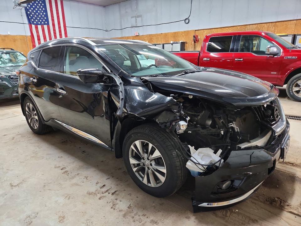 63605756 :رقم المزاد ، 5N1AZ2MHXHN119433 vin ، 2017 Nissan Murano مزاد بيع