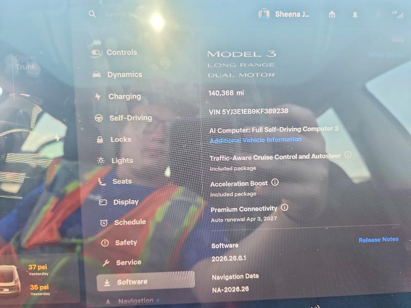 66212396 :رقم المزاد ، 5YJ3E1EB9KF389238 vin ، 2019 Tesla Model 3 مزاد بيع