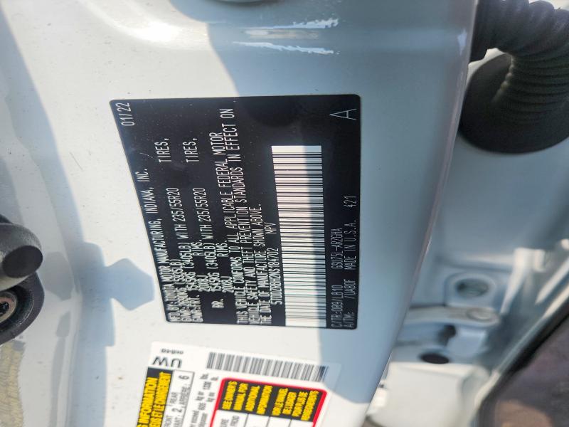 2022 Toyota Highlander მანქანა იყიდება აუქციონზე, vin: 5TDDZRBH2NS184702, აუქციონის ნომერი: 66719196
