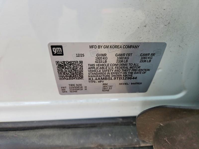 64122406 :رقم المزاد ، KL4AMBSL9TB129644 vin ، 2026 Buick Encore Gx مزاد بيع