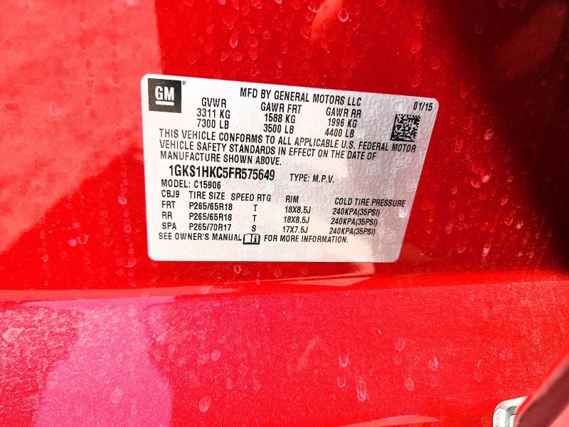 Продажа на аукционе авто 2015 Gmc Yukon Xl, vin: 1GKS1HKC5FR575649, номер лота: 65934836
