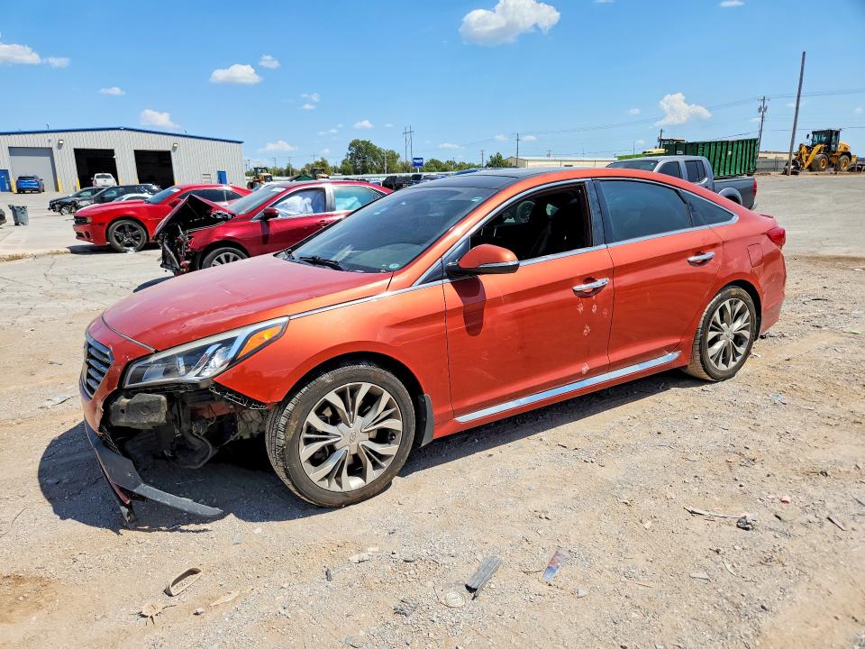 2015 Hyundai Sonata მანქანა იყიდება აუქციონზე, vin: 5NPE34AB5FH137290, აუქციონის ნომერი: 65752506
